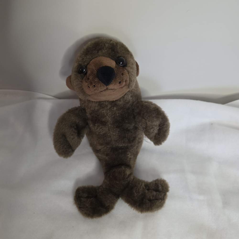Plush Brown Seal Stuffed Animal - Soft Kids Toy